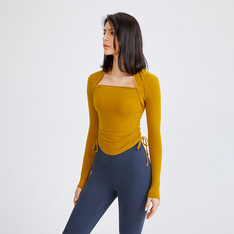 Casual Tight Workout Top Elastic
