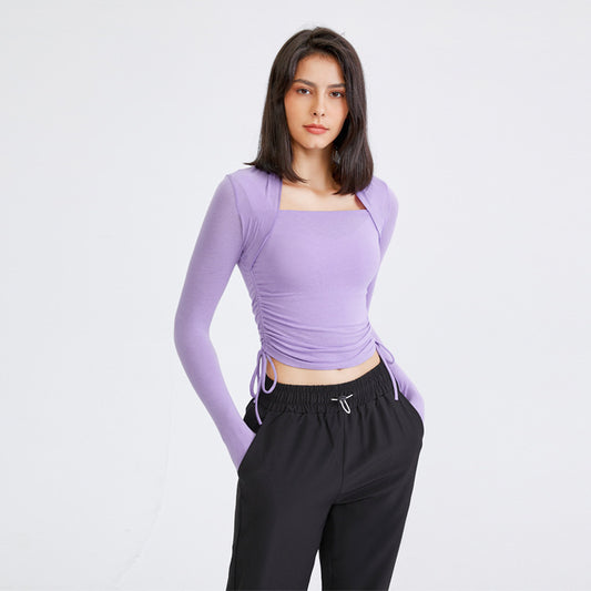 Casual Tight Workout Top Elastic